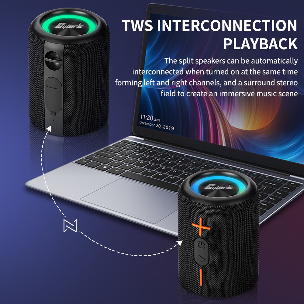 S10 Dual Portable Wireless Speaker – Dynamic Sound, Anywhere