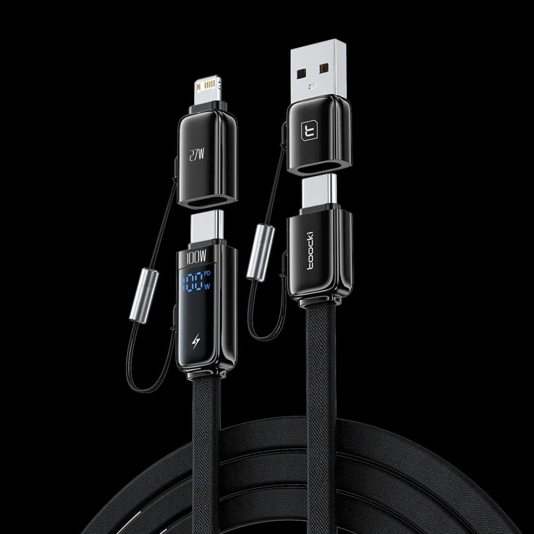 All-in-One 4-in-1 Data Cable 240W USB-C Super Fast Charging