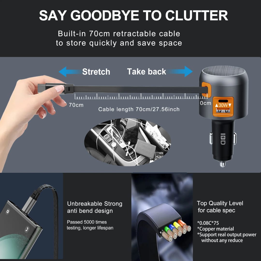 60W Fast Car Charger